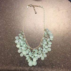 Chunky teal necklace